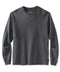 A long sleeve black t-shirt displayed against a plain background.